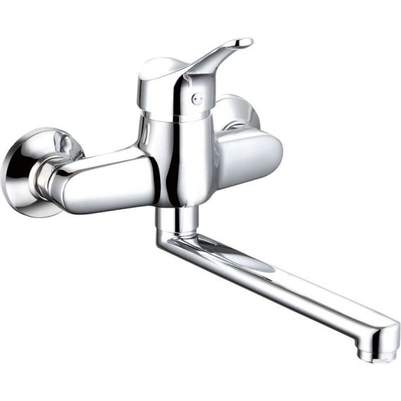 Wall Sink Mixer ATTICA Chrome SCHÜTTE - Silver 4008431226002 4008431226002