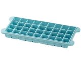 Silicone Ice Tray Box, Ice Cube Tray for Making Ice Hockey Household Small Freezer, Refrigerator Frozen Ice Cube Mold Fashion (color : Blue) ZXJ1075