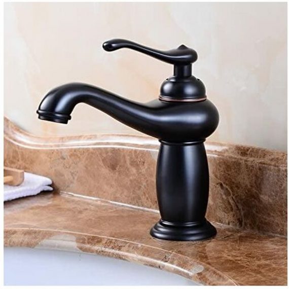 Langray - Retro Brass Mixer Faucet for Bathroom or Kitchen - Hot and Cold Water Faucet MM009051 9116323474440