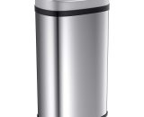 Silver Square Sensor Bin 50 litre – Waste Bin Bin Waste Bin 105482 4250525349276